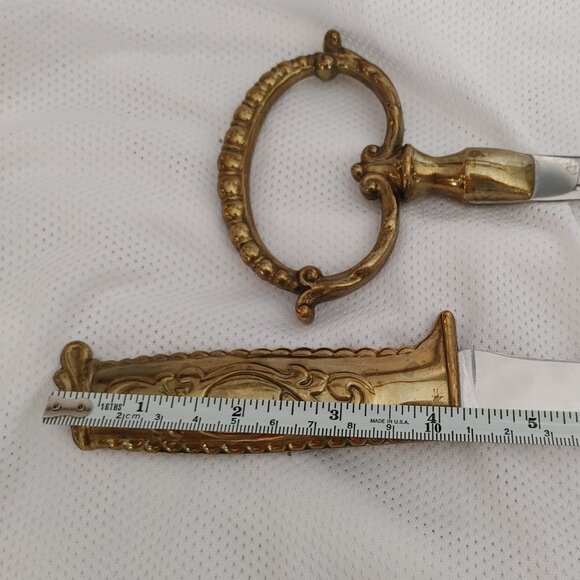 Gold and Silver Carving Set by Morrells - Picture 11 of 12